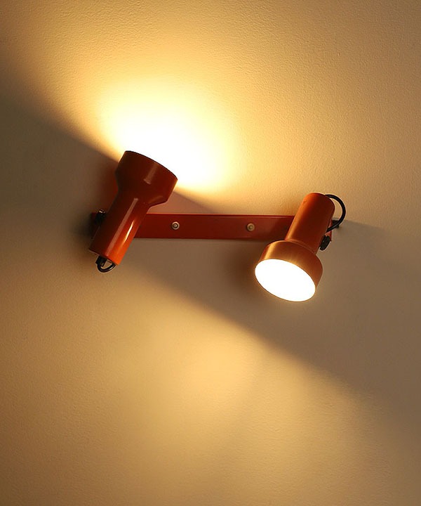 100151. Retro Wall Lamp_Orange
