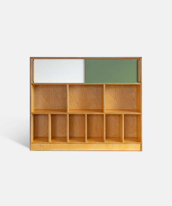 100213. deep olive Multi Bookcase