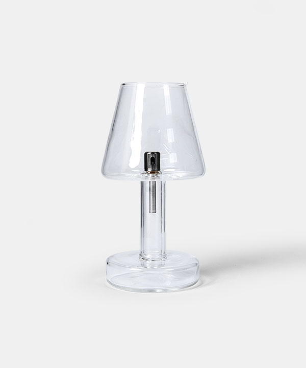 100234. BAZARDELUXE GLASS LAMP